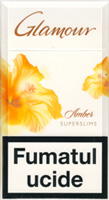 Glamour Super Slims Amber 100s